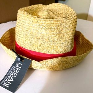 Unisex Urban Boundaries Straw Floppy Hat.